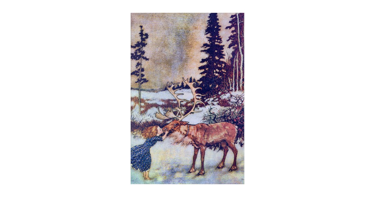 The Snow Queen Edmund Dulac Fine Art | Zazzle