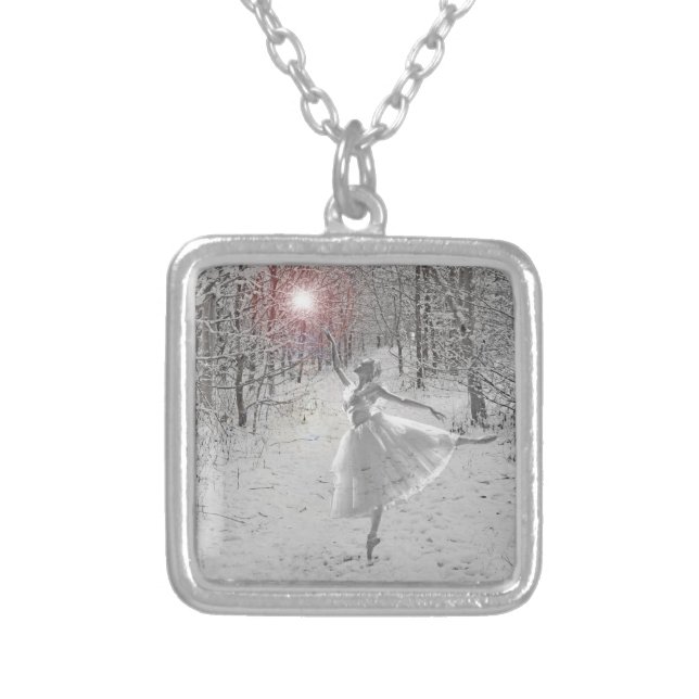 The Snow Queen Silver Plated Necklace (Front)
