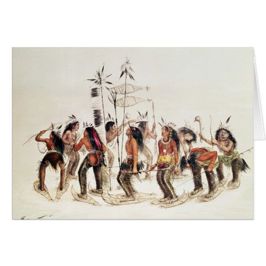 The Snow-Shoe Dance Cards (Front Horizontal)