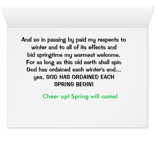 the snowbird's poem (Inside Horizontal (Bottom))