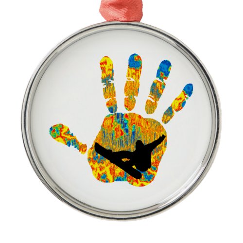 THE SNOWBOARDS WAY METAL ORNAMENT