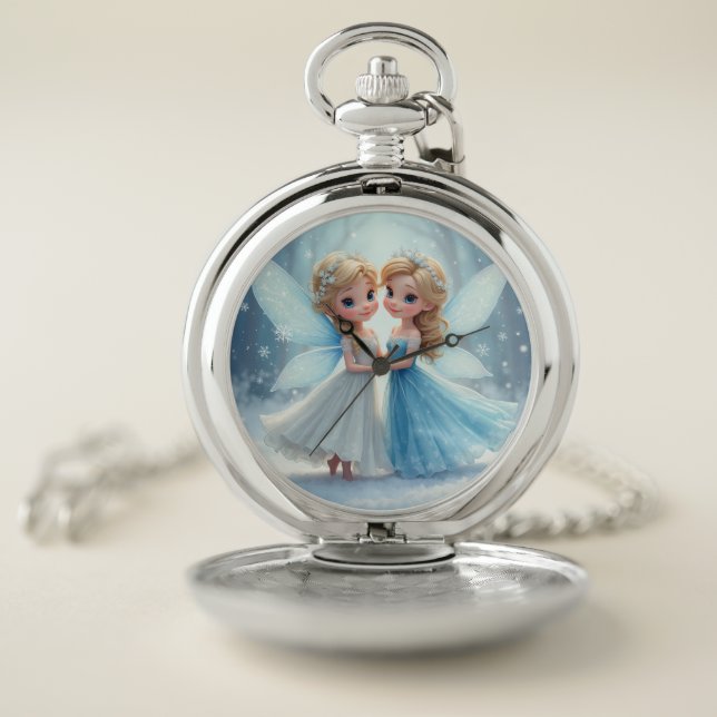 The snowflake fairy Pocket Watch (Inside)