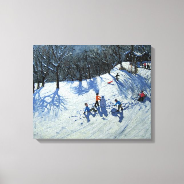 The Snowman Canvas Print (Front)