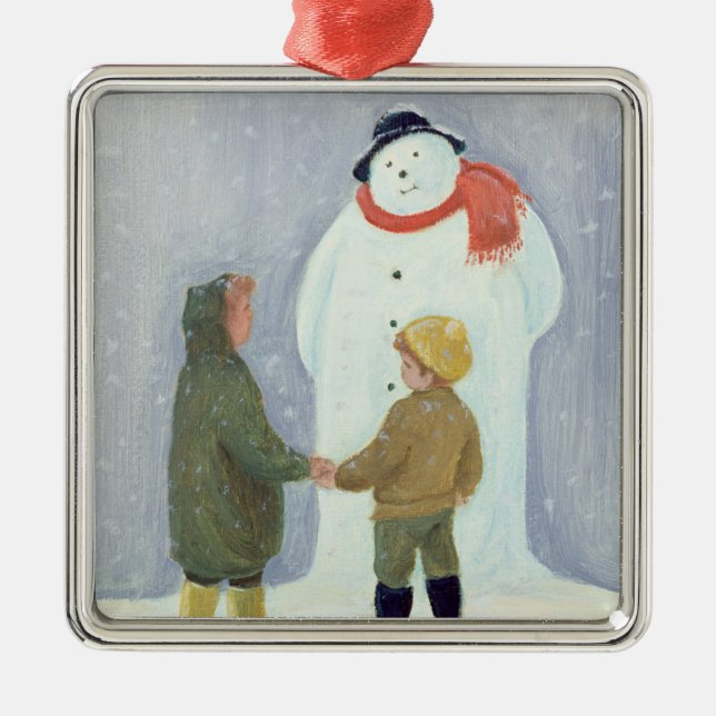The Snowman Metal Ornament (Front)