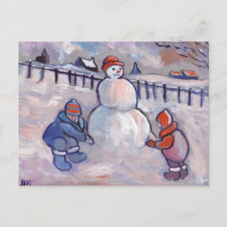 THE SNOWMAN POSTCARD