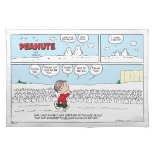 The Snowmen Welcome Linus Cloth Placemat