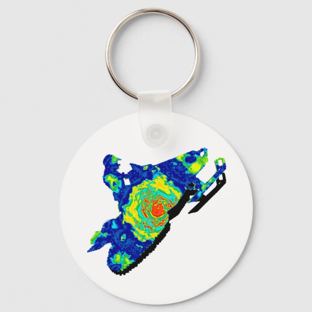 THE SNOWMOBILE DREAM KEYCHAIN (Front)