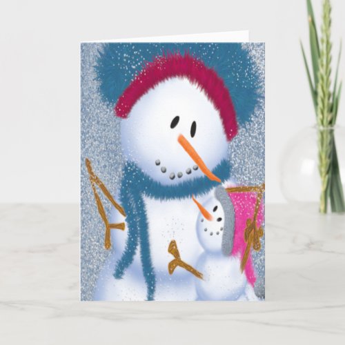 The Snowmomma and Snowgirl Holiday Card