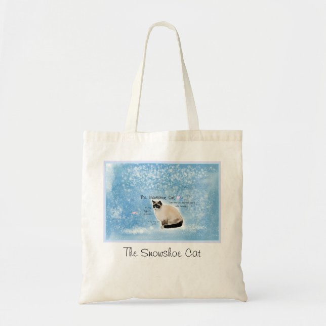 The Snowshoe Cat Bag (Front)