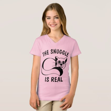 THE SNUGGLE IS REAL, CAT t-shirts & Sweatshirts