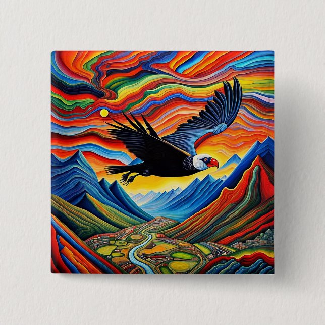 The soaring Condor Button (Front)