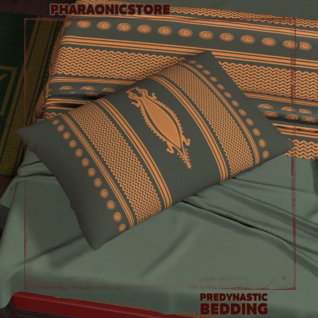 The Sobekian Slumber: Predynastic Crocodile Deity Pillow Case (Creator Uploaded)