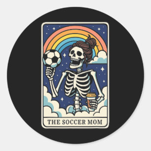 The Soccer Mom Tarot Card _1 Classic Round Sticker