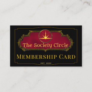 The Society Circle Membership Card