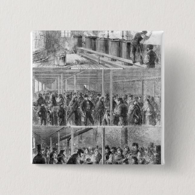 The Society of Friends' Soup Kitchen Pinback Button (Front)
