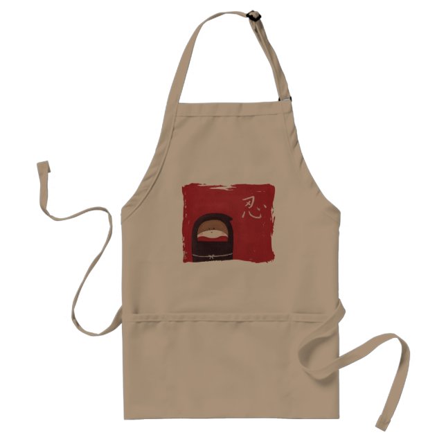 The Sock Monkey Ninja Apron (Front)