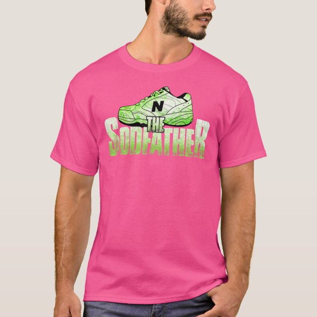 The Sodfather  Landscaping Lawn Mower T-Shirt (Front)
