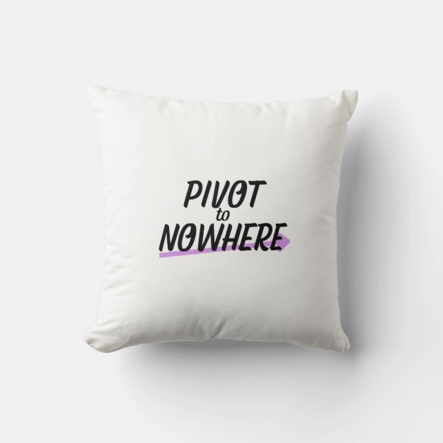The Soft Pivot | Industrial Accent Throw Pillow (Front)