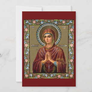 "The Softener of Evil Hearts" icon prayer card