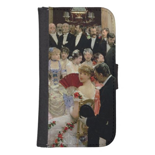 The Soiree c1880 Wallet Phone Case For Samsung Galaxy S4