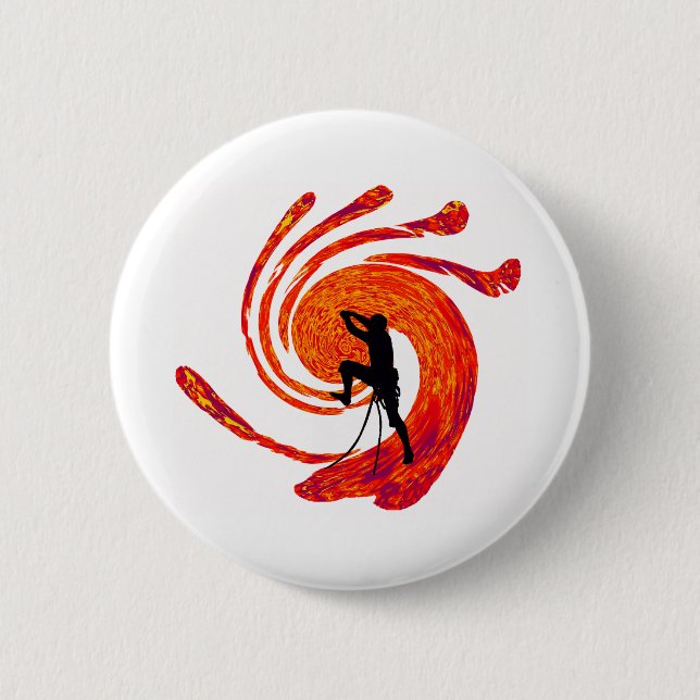 THE SOL CLIMBER PINBACK BUTTON (Front)