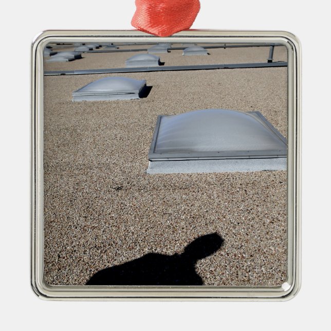 The solar day lighting system metal ornament (Front)