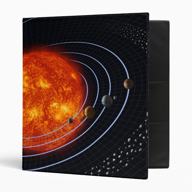 The Solar System 3 Ring Binder (Front/Inside)
