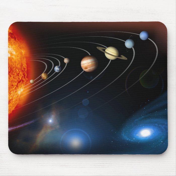 The Solar System and Beyond Mousepad