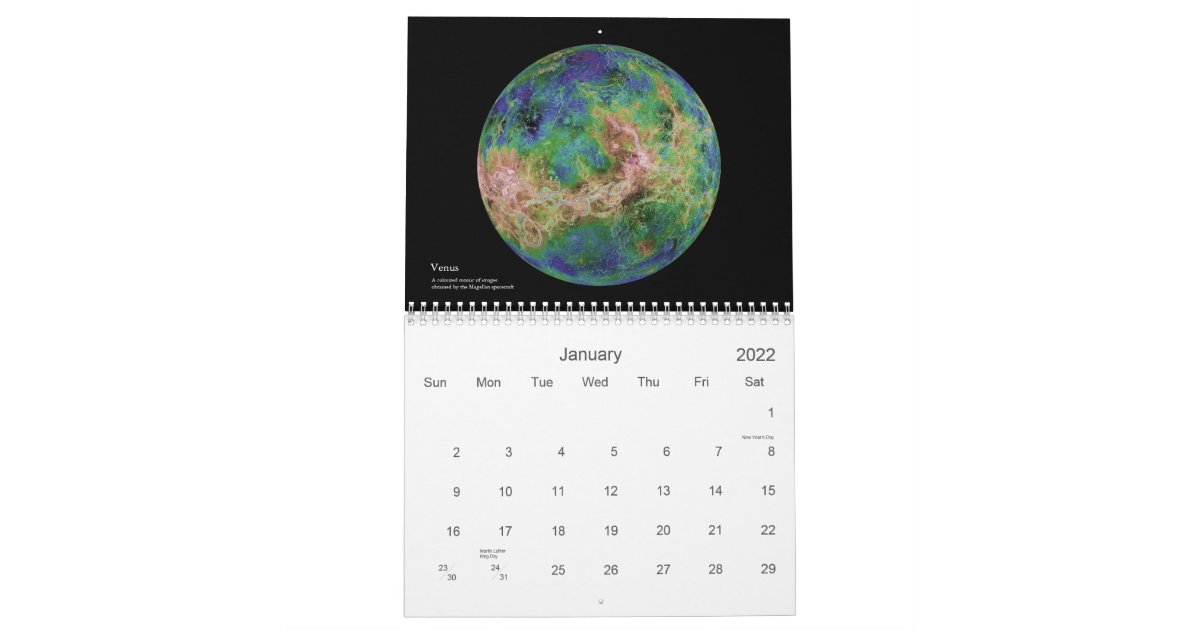 The Solar System Calendar | Zazzle.com