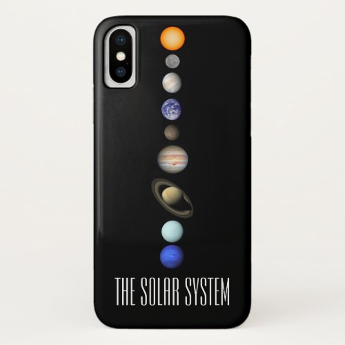 The Solar System iPhone X Case