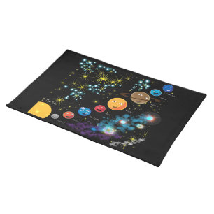 The Solar System Cloth Placemat