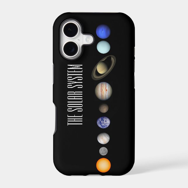 The Solar System Iphone Case (Back)