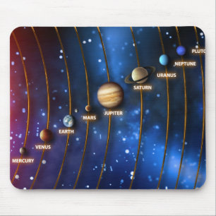 The Solar System Mouse Pad