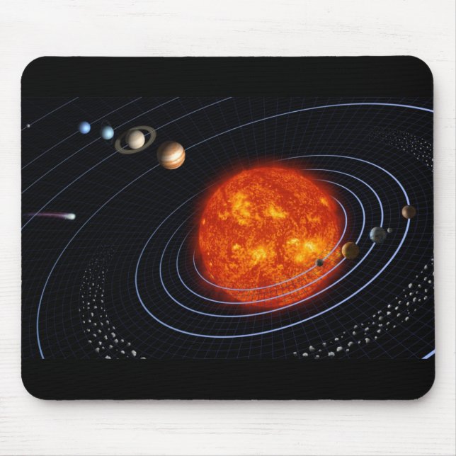 The Solar System Mouse Pad (Front)