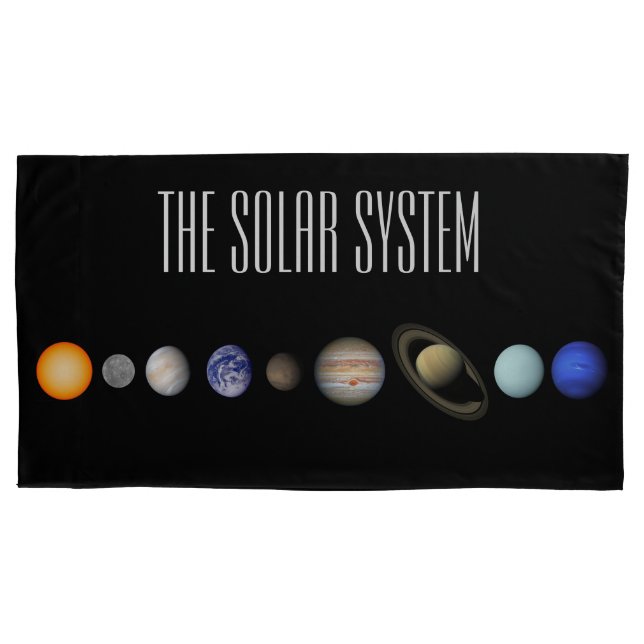 The Solar System Pillow Case (Front)