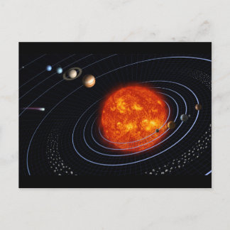 The Solar System Postcard