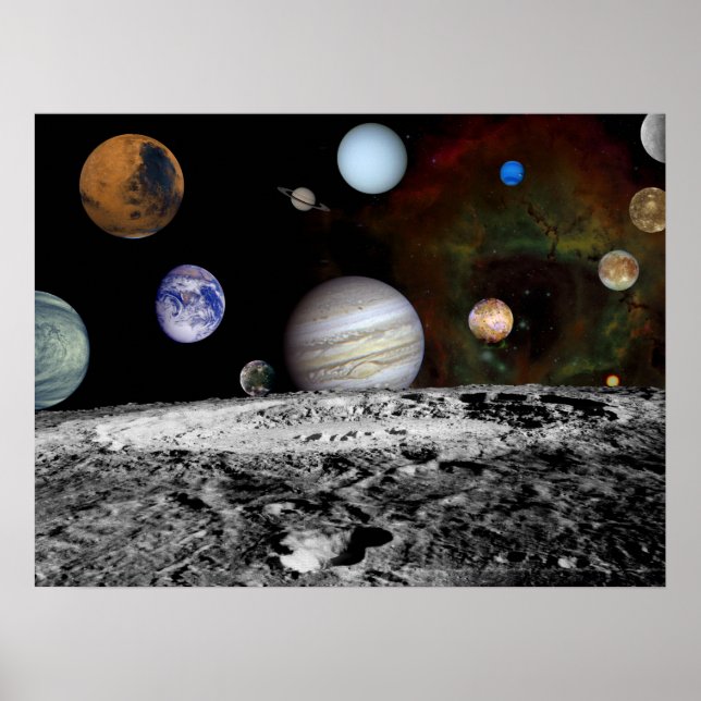 The Solar System Poster (Front)