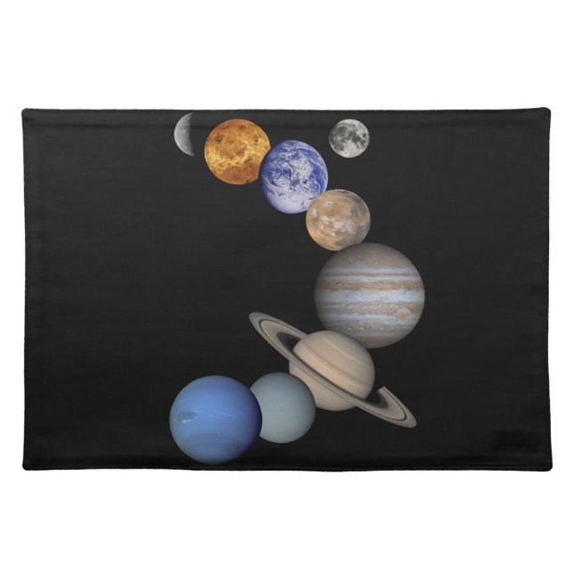 The solar system range our planets placemat (Front)