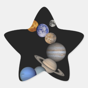 The solar system range our planets star sticker