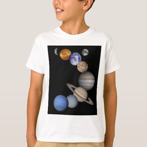 The solar system range our planets T_Shirt