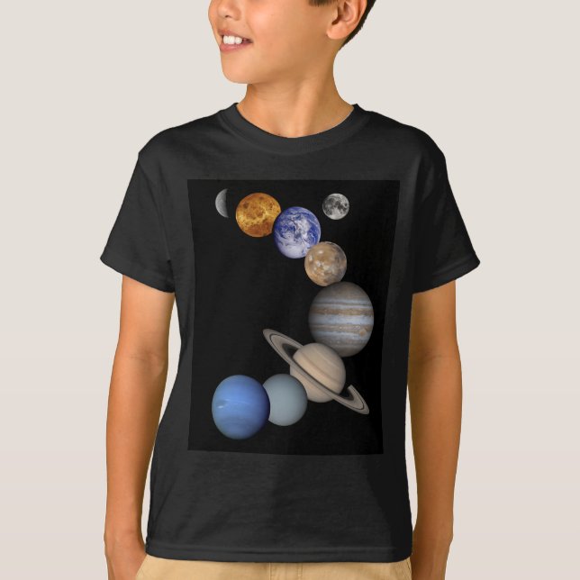 The solar system range our planets T-Shirt (Front)