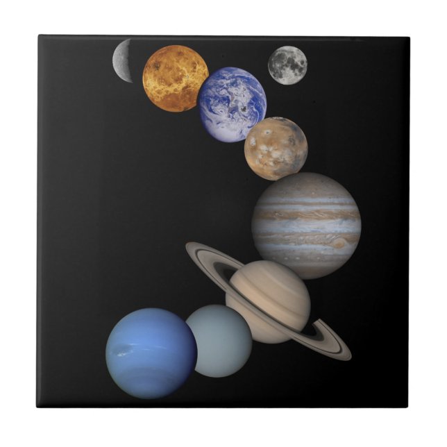 The solar system range our planets tile (Front)