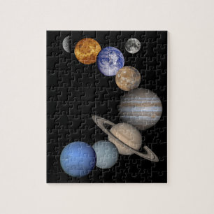 The solar system range planets in our galaxy jigsaw puzzle