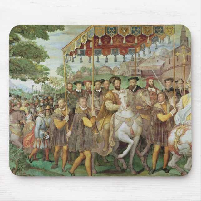 The Solemn Entrance of Emperor Charles V Mouse Pad (Front)