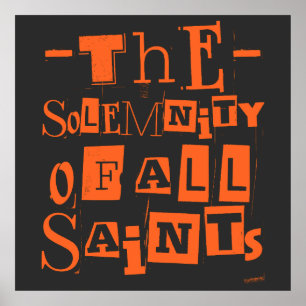 The Solemnity Of All Saints' Catholic Saints Poster