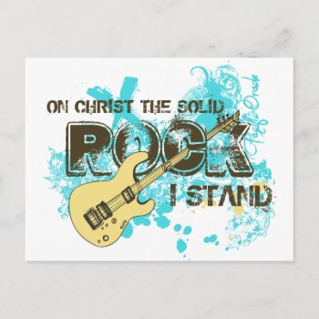 The Solid Rock Postcard by pacificoracle at Zazzle