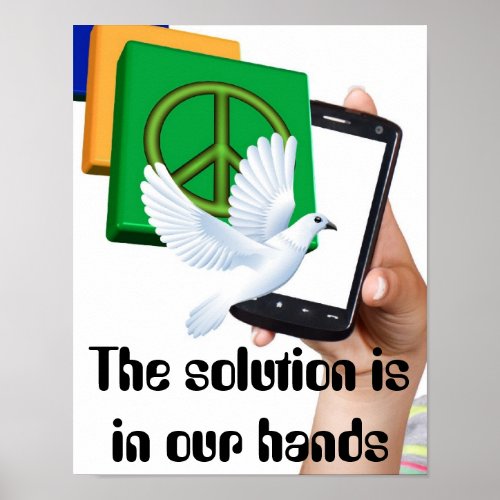 The solution is in our hands poster
