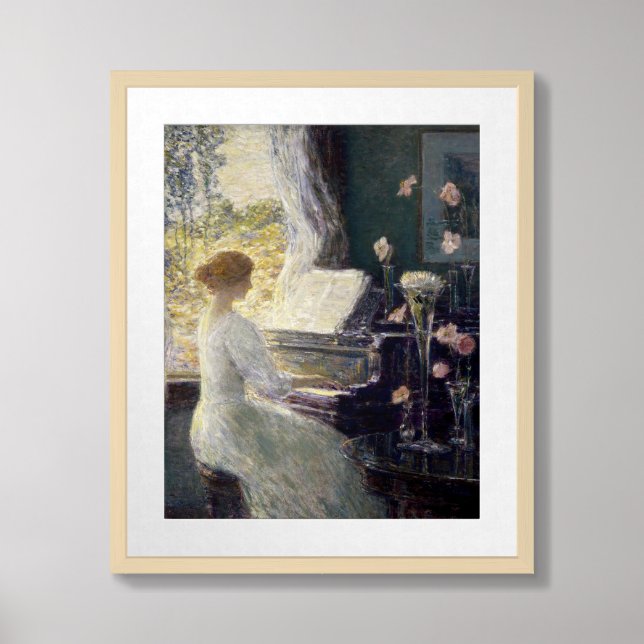 The Sonata | Childe Hassam Framed Art (Framed Front)