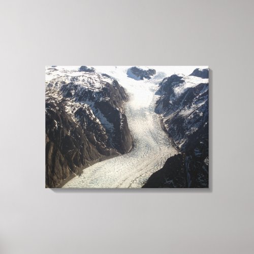 The Sondrestrom Glacier in Greenland Canvas Print