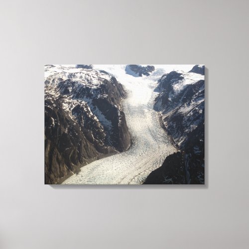 The Sondrestrom Glacier in Greenland Canvas Print